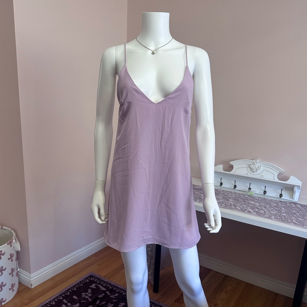 Superdown Lavender Cami Shift Dress